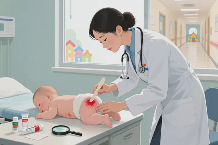 幼儿屁股上偶尔起湿疹能治愈吗(图2)