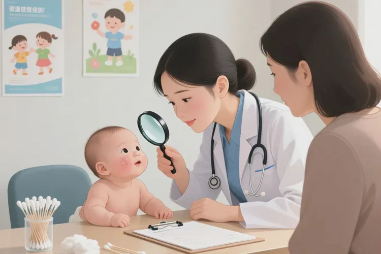 新生儿脸上出湿疹可以治愈吗(图3)