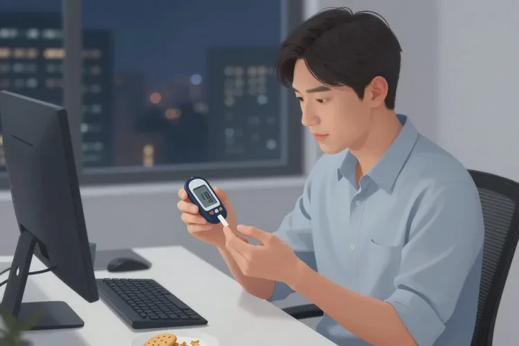 28岁晚上血糖3.2是怎么回事(图1)