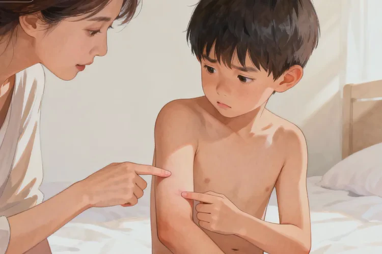 小学生四肢有湿疹能治愈吗(图1)