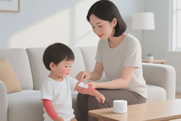 小儿手臂出湿疹能治愈吗(图1)