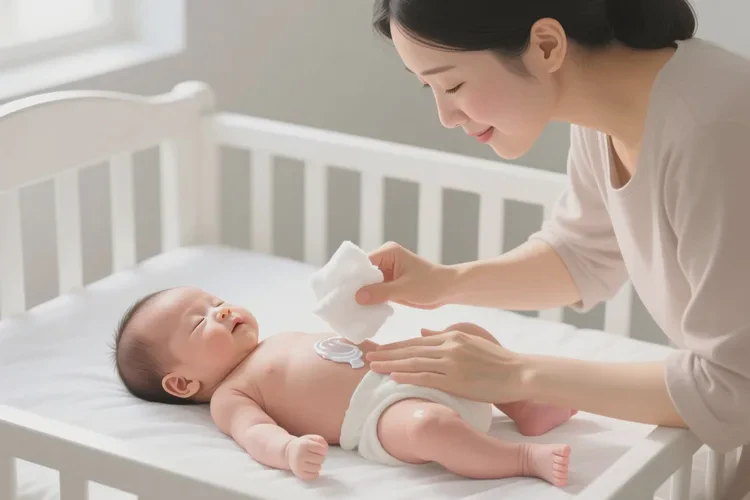 新生儿大腿上容易长湿疹能治愈吗(图1)