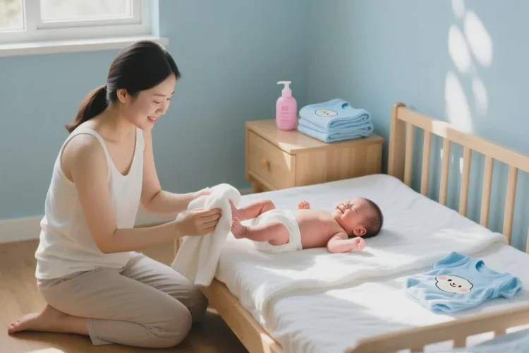 新生儿大腿上偶尔起湿疹能治愈吗(图1)