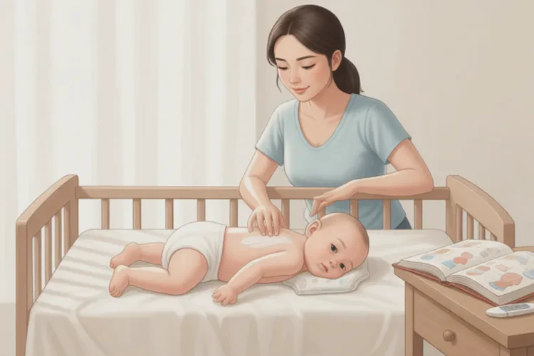 小孩肚子上容易长湿疹能不能治愈(图1)