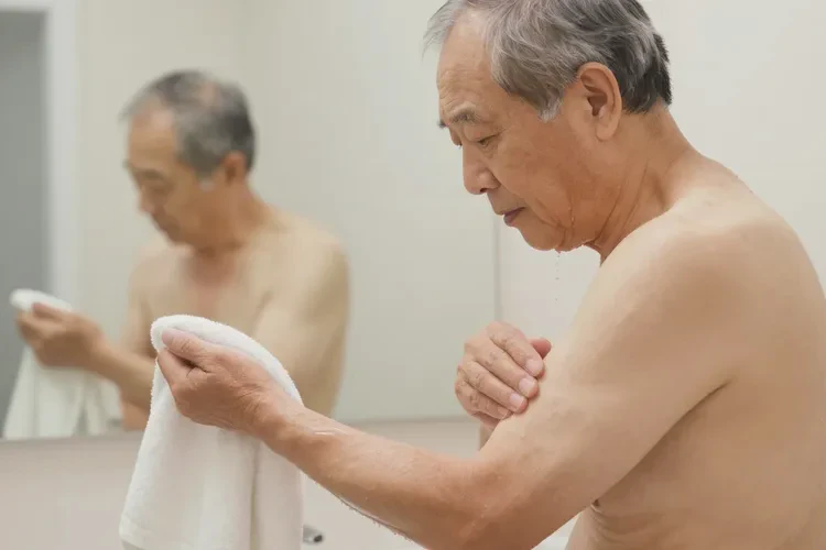 老年人手臂上容易起湿疹能治愈吗(图2)