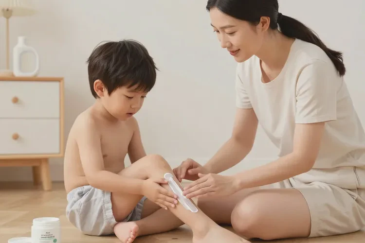 小儿小腿偶尔起湿疹能治愈吗(图1)