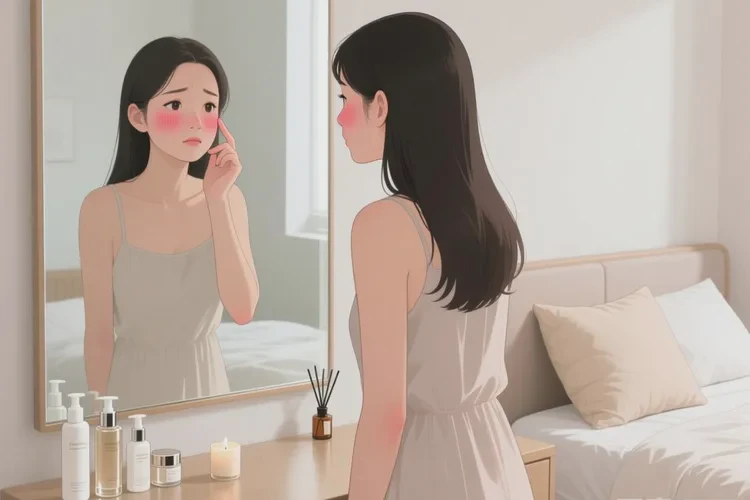 女人脸上容易长湿疹能治愈吗(图1)