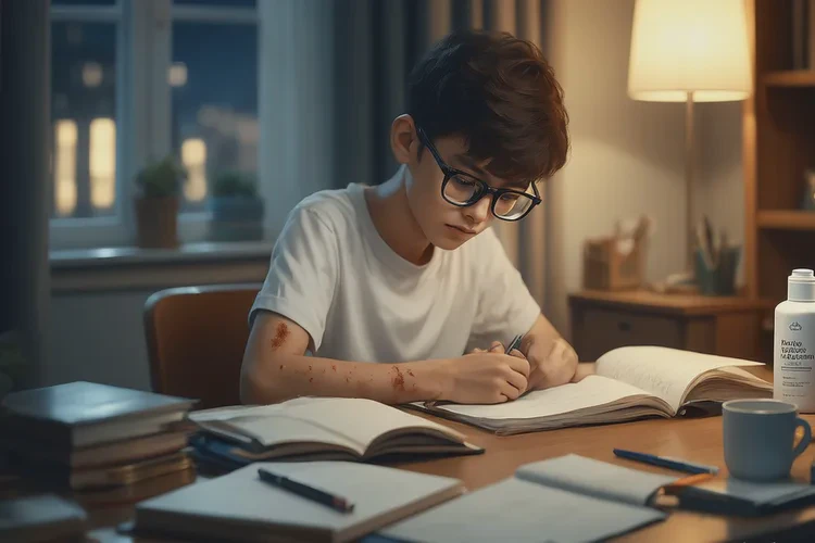 大学生四肢长湿疹能治愈吗(图1)