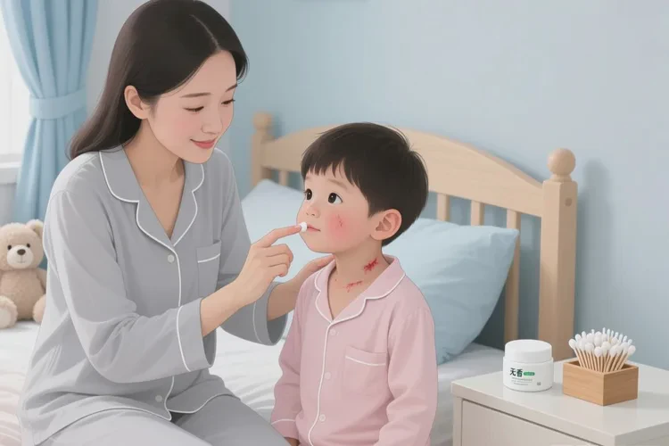 孩子脖子偶尔长湿疹能不能治愈(图1)