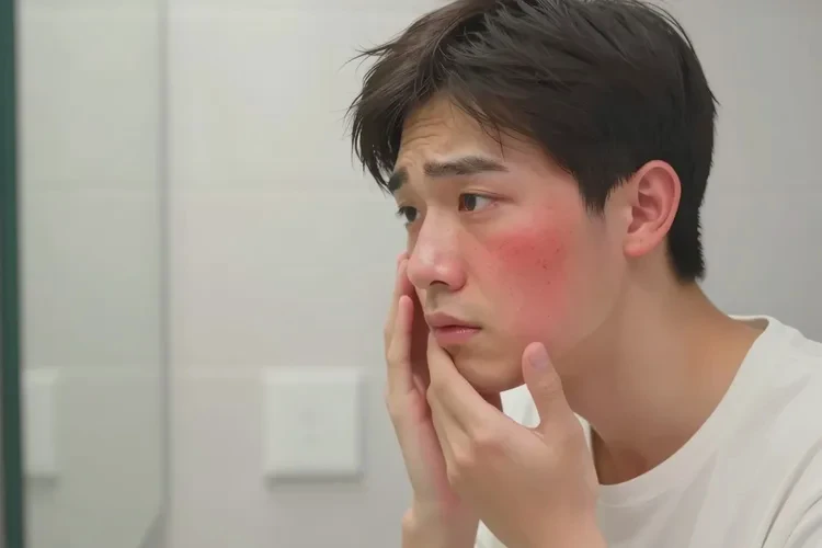 男性面部长湿疹能治愈吗(图1)