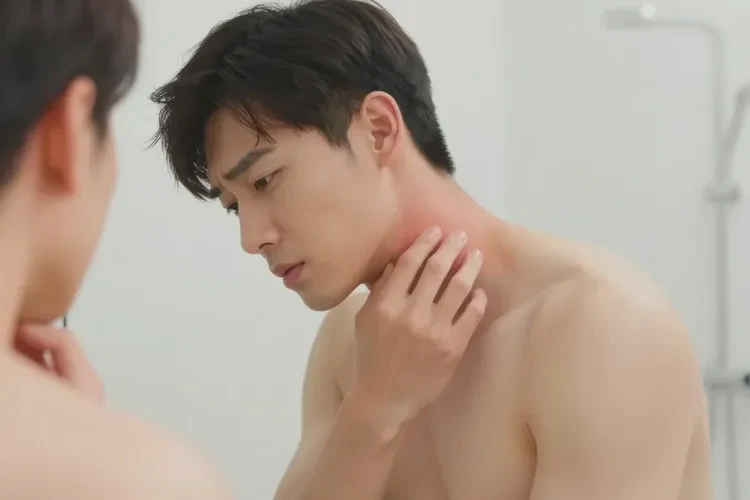 男性脖子上容易长湿疹能治愈吗(图1)