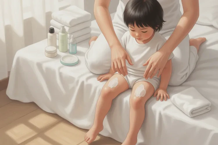 小孩大腿上容易长湿疹能不能治愈(图1)