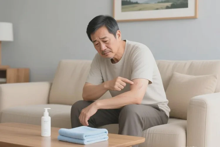 男人四肢经常长湿疹能治愈吗(图1)