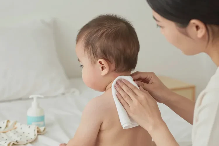 幼儿脖子有湿疹能治愈吗(图1)