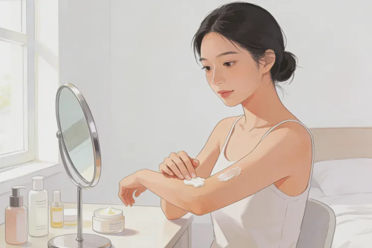 女生手臂上出湿疹可以治愈吗(图1)