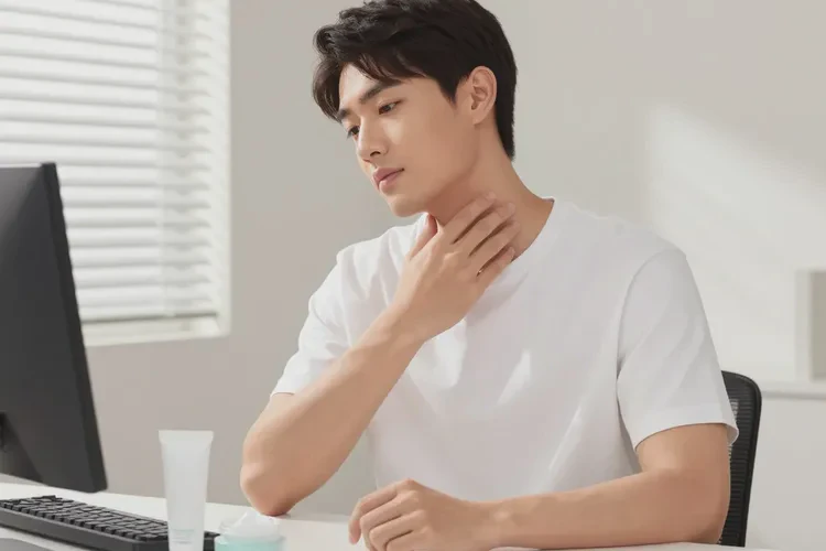 青年人脖子长湿疹能治愈吗(图1)