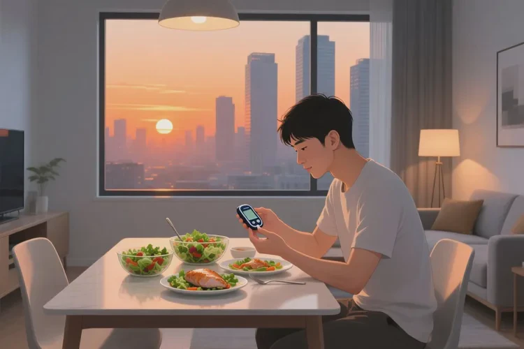 29岁晚餐血糖4点7是怎么回事(图1)