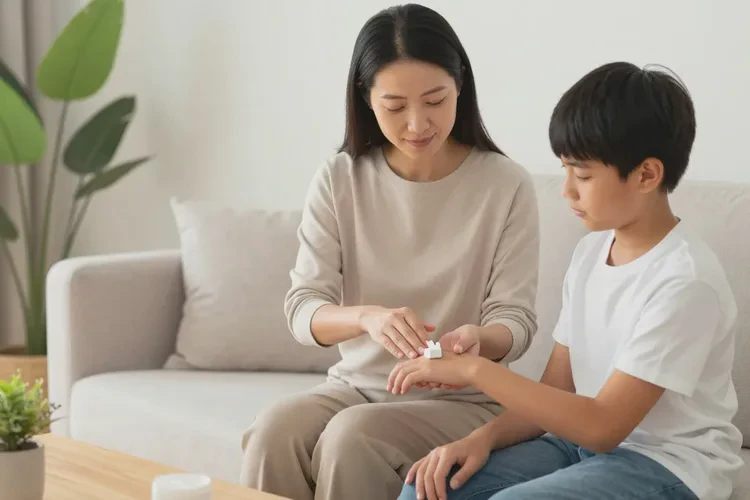 中学生手上出湿疹能治愈吗(图2)