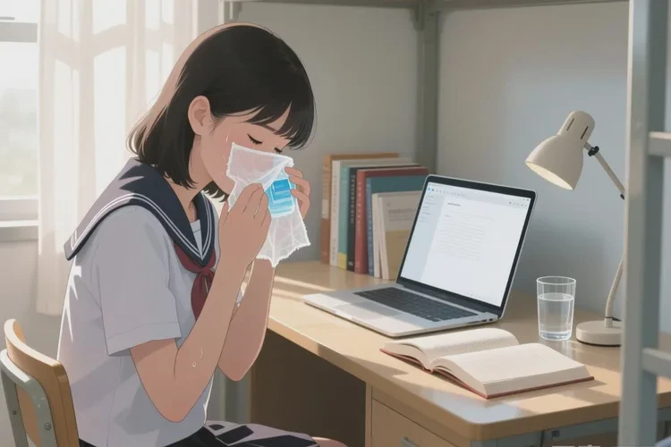 大学生脸上有湿疹能治愈吗(图1)