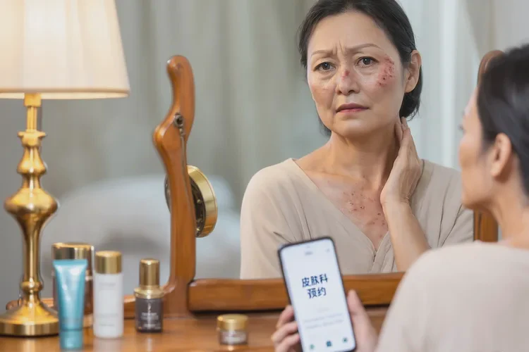 女人脖子起湿疹能治愈吗(图1)