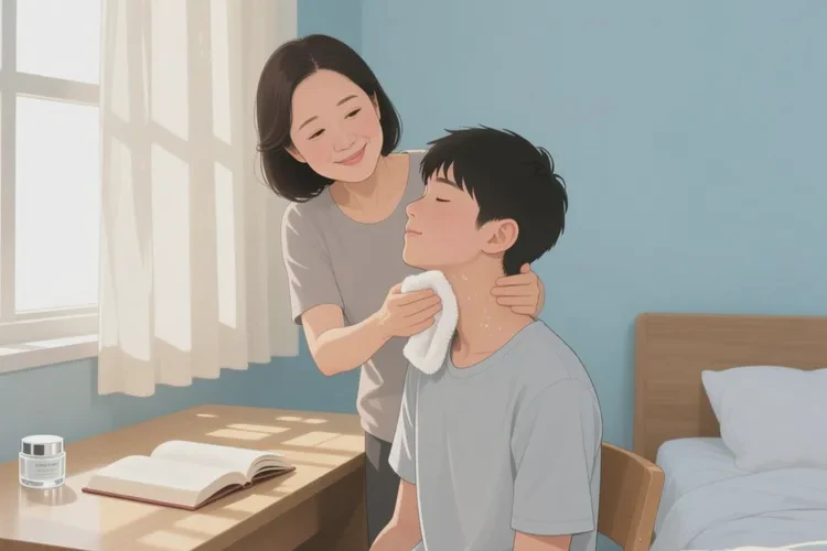 青少年脖子出现湿疹能治愈吗(图1)