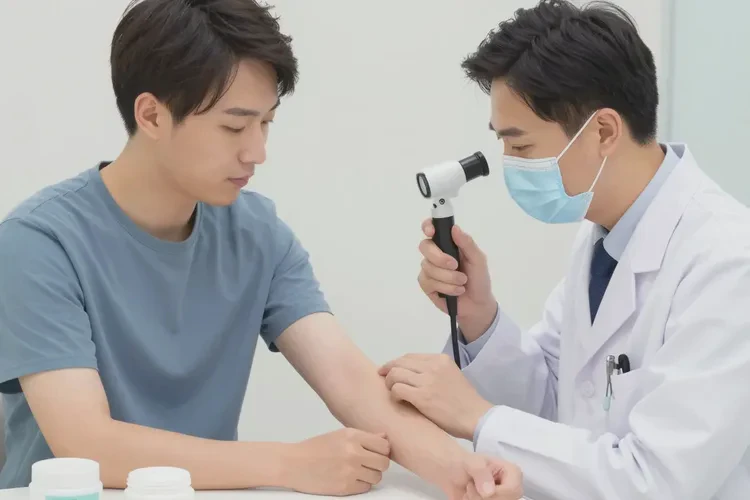 男生手臂长湿疹能治愈吗(图3)