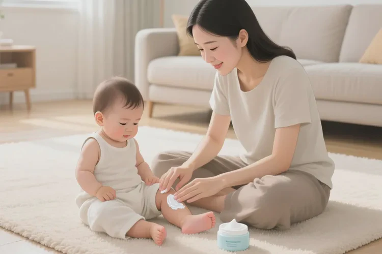 宝宝小腿上出现湿疹能不能治愈(图1)