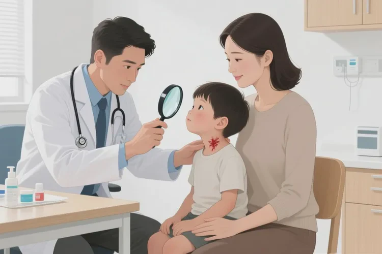 孩子脖子有湿疹能不能治愈(图4)