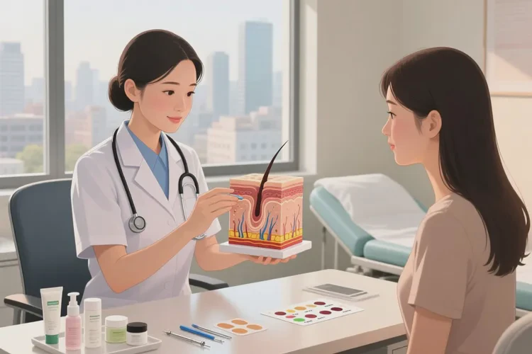 女性面部经常长湿疹能治愈吗(图3)