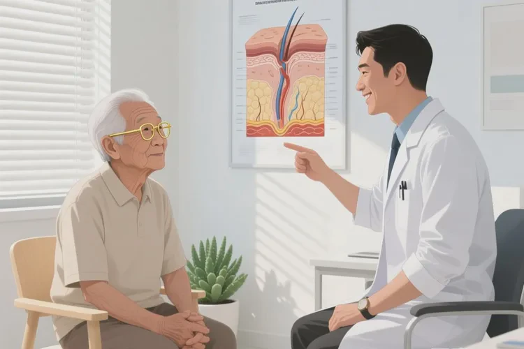 老年人肚子上容易长湿疹能治愈吗(图3)