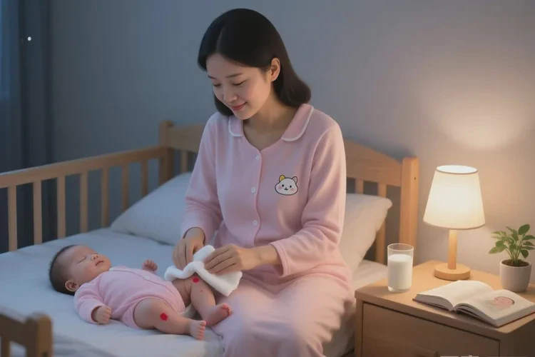 新生儿大腿出湿疹可以治愈吗(图1)