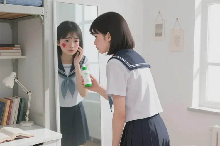 大学生面部偶尔长湿疹能治愈吗(图2)