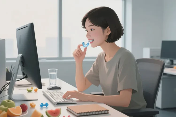 正畸牙齒松動明顯(圖2)