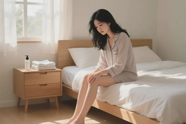 女人大腿上出湿疹能治愈吗(图1)