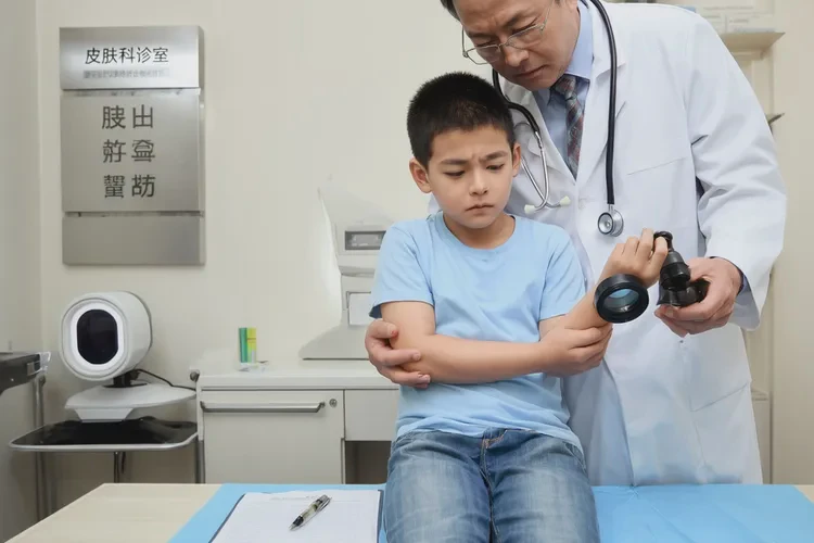 孩子脖子经常起湿疹能不能治愈(图2)