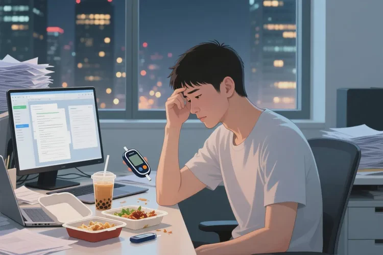 29岁中餐血糖21.7是怎么回事(图1)