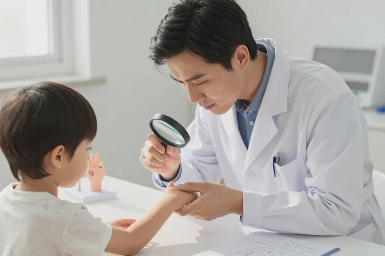 宝宝手臂上起湿疹能不能治愈(图1)