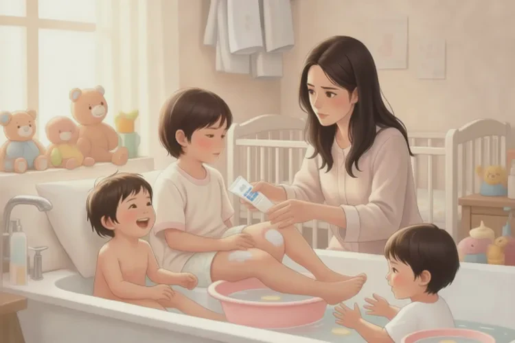 小孩屁股上起湿疹能不能治愈(图1)