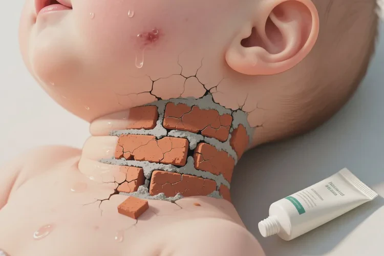 宝宝脖子上有湿疹能不能治愈(图2)