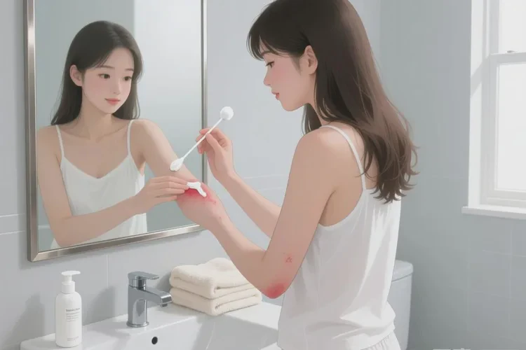 大学生手臂偶尔长湿疹能治愈吗(图2)