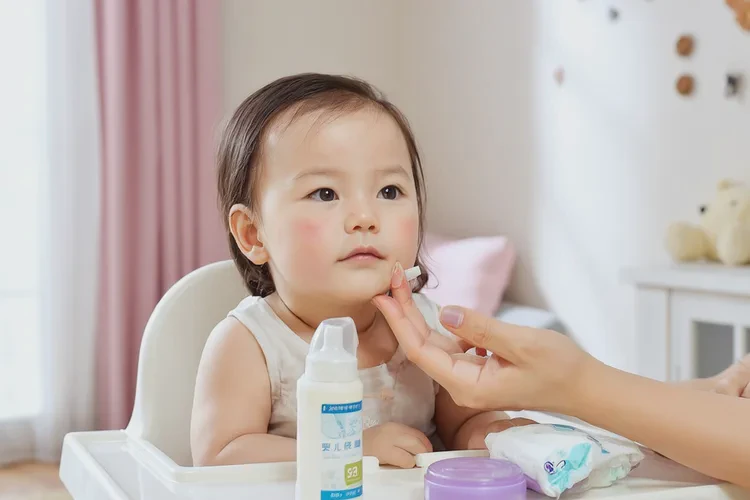 宝宝脖子出现湿疹能不能治愈(图1)