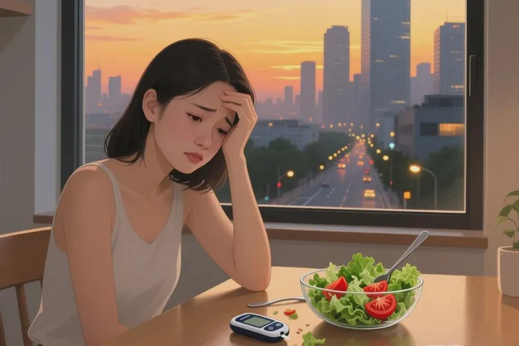 29岁晚餐血糖3点4是怎么回事(图1)