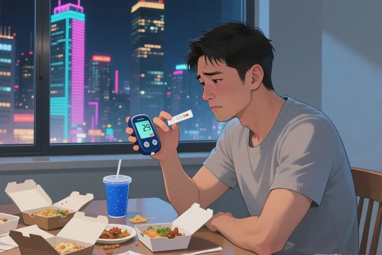 29岁晚餐血糖12点3是怎么回事(图1)
