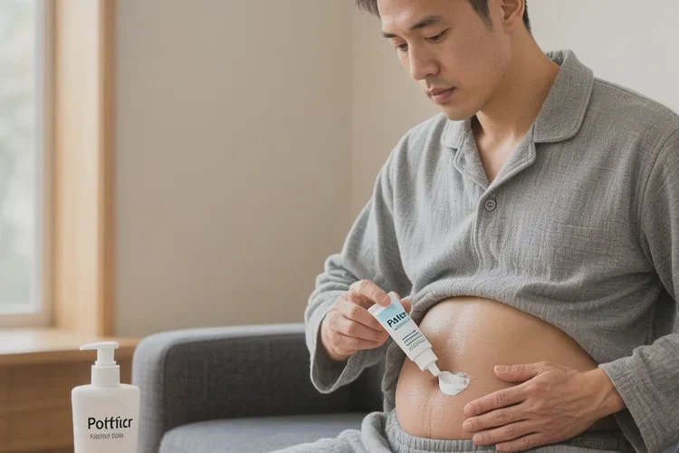 男人肚子上出现湿疹能治愈吗(图1)