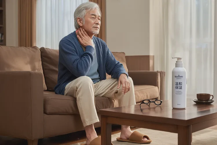 高龄老人脖子有湿疹能治愈吗(图1)