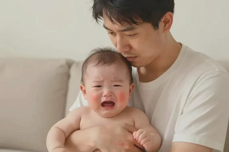 新生儿四肢经常起湿疹可以治愈吗(图2)