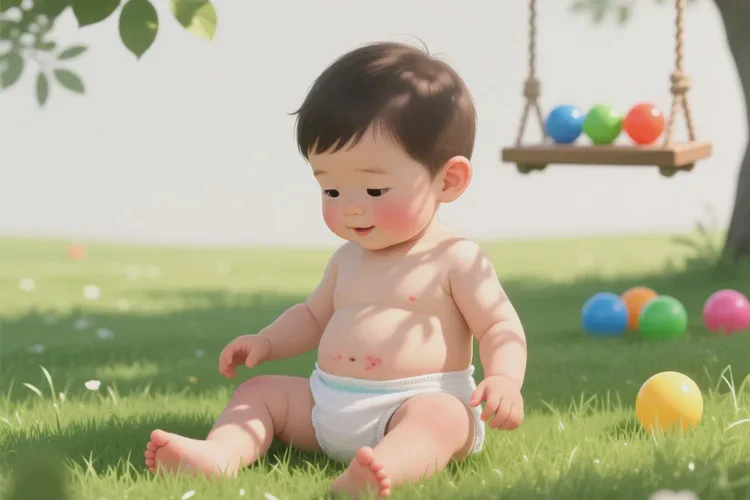 小孩肚子上起湿疹能不能治愈(图4)