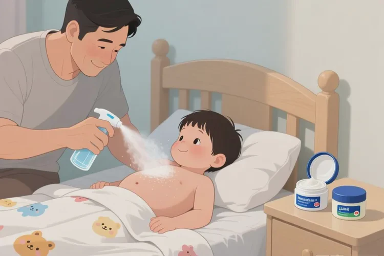 小孩肚子上出现湿疹能不能治愈(图2)