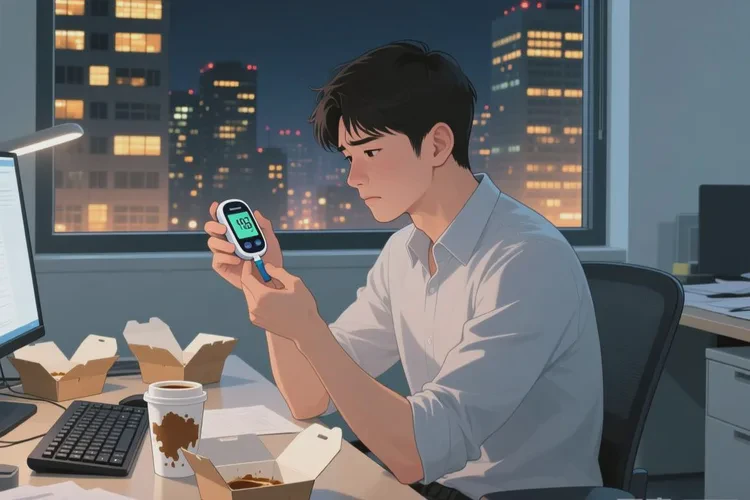 28岁晚上血糖21.5是怎么回事(图1)