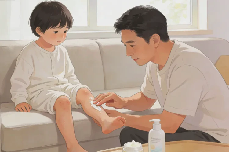 小孩小腿出现湿疹能不能治愈(图2)